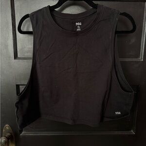 DSG Women's Sleeveless Black Muscle Tee